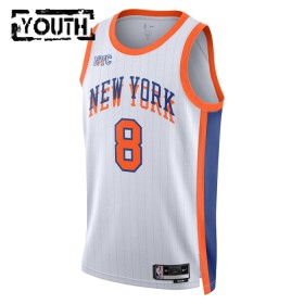 Dres New York Knicks Og Anunoby Nike 2024-25 City Edition Bijela Swingman - Dječji